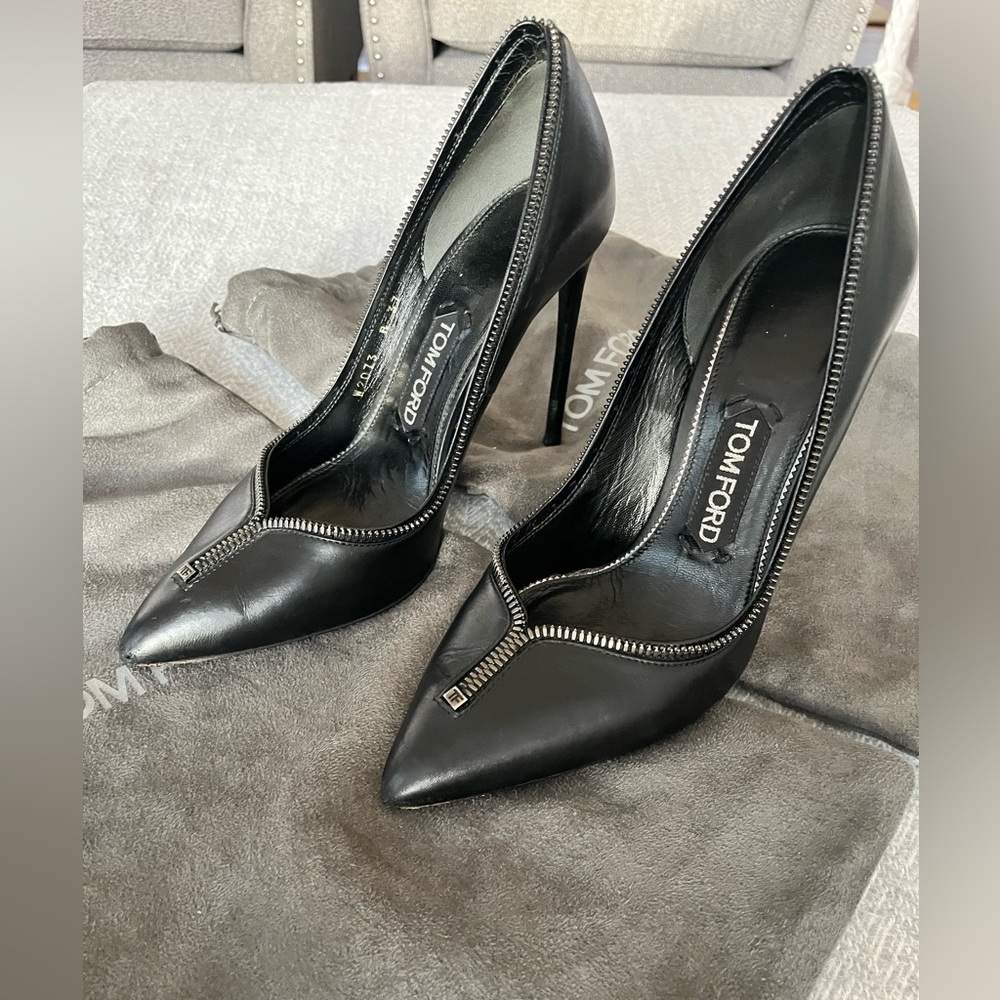 Tom Ford Zipper Pump Heels - Picture 5 of 13